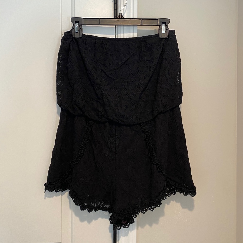 Free People strapless romper | Medium